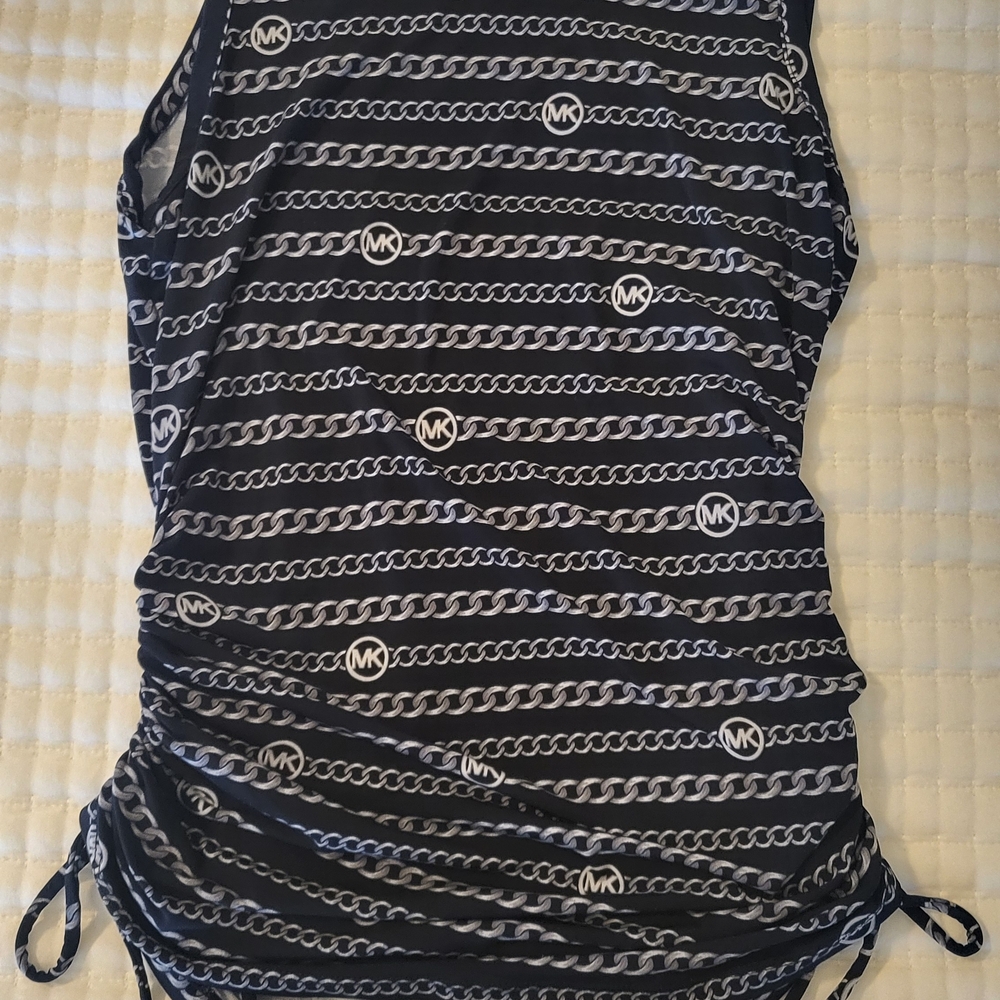 Michael Kors Black and White Tank Top